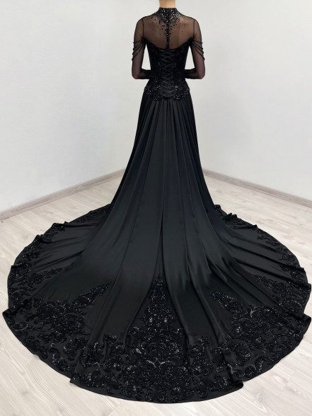 ELLEANORA satin skirt
