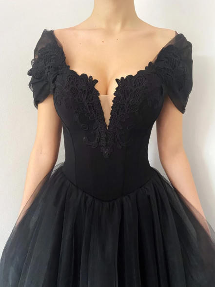 KAREN corset tulle dress