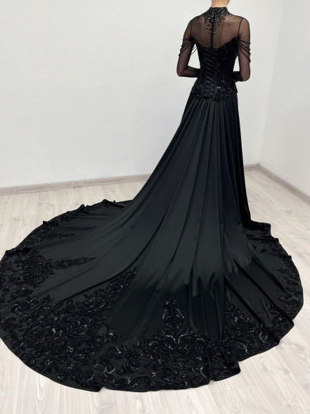 ELLEANORA satin skirt